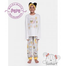 PIJAMA  KIDS FEMININO - INVERNO